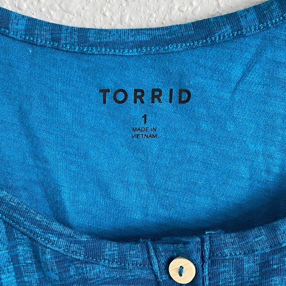 Torrid Teal Patterned Tank Top - Picture 2 of 6